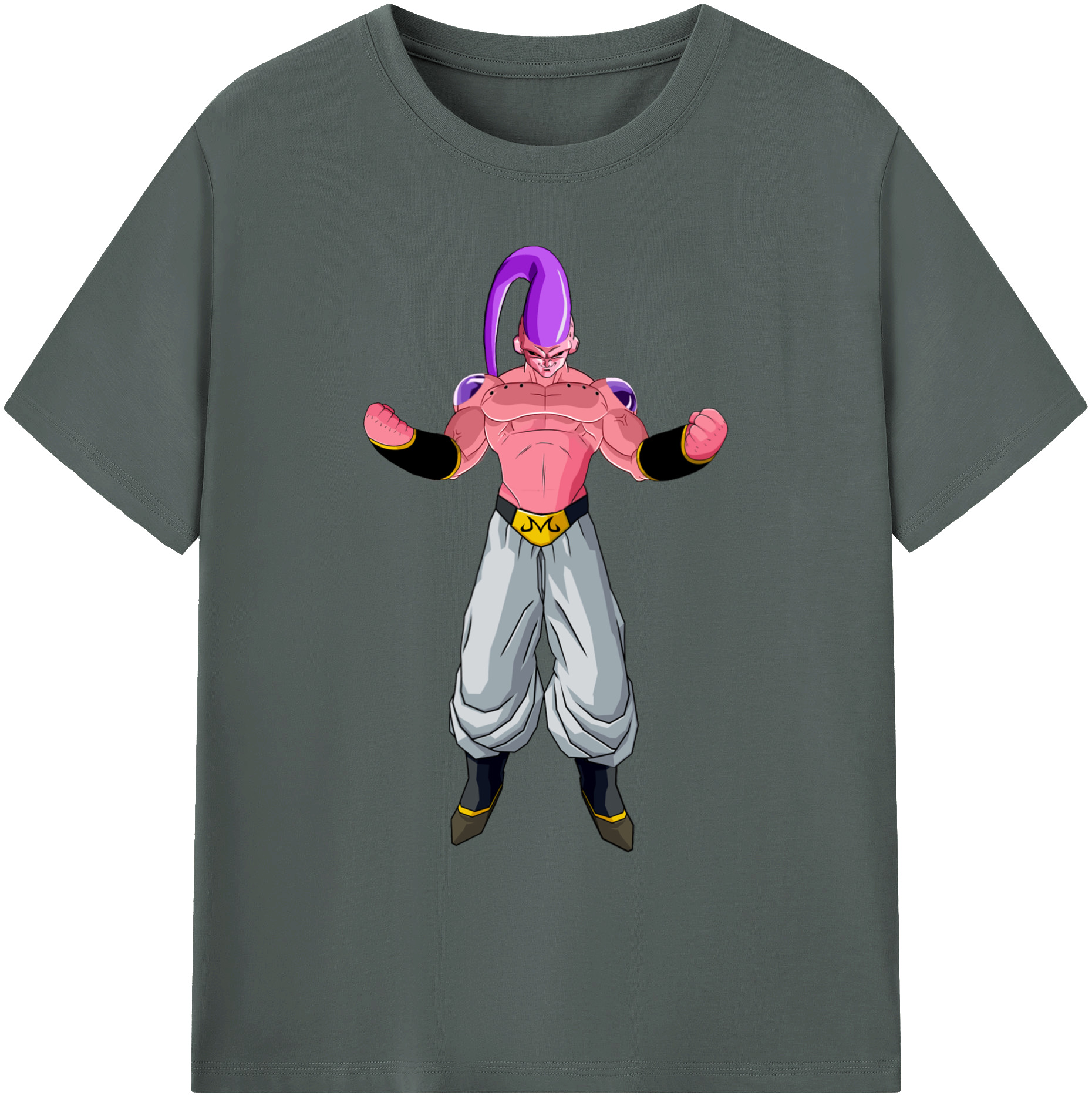 （画像用） ドラゴンボール 魔人ブウ DRAGON BALL Majin Buu 綿100％ メンズ半袖Tシャツ｜肌触りやわらか＆通気性